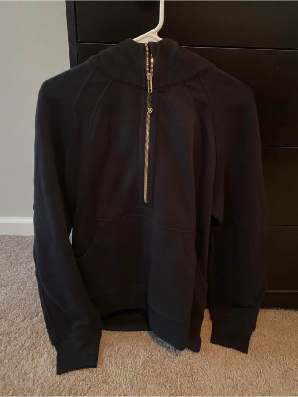 Lululemon Long Scuba Black/Gold NWOT